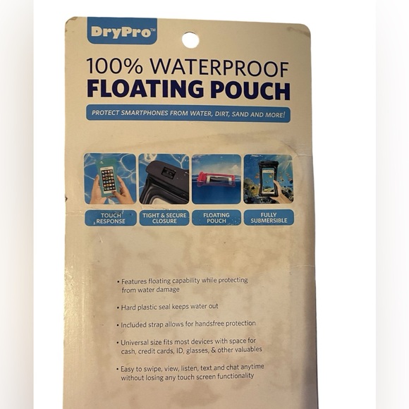 🌊 Drypro Waterproof Floating Smartphone Pouch With Strap🌊 NIB - Picture 3 of 4